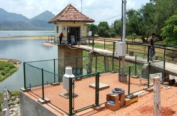 Reservoir-measuring-station-OTT-Sri-Lanka-hydrometeorological-network